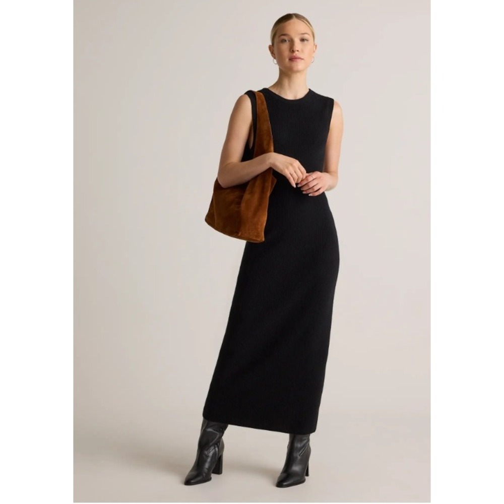 Quince Esme Suede Slouchy Shoulder Bag Whiskey NWT - Picture 6 of 8